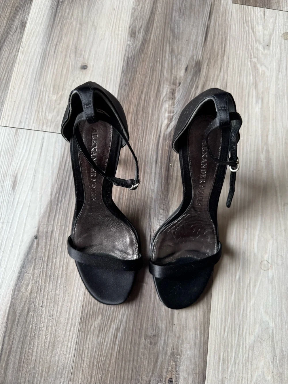 Alexander McQueen black sandal